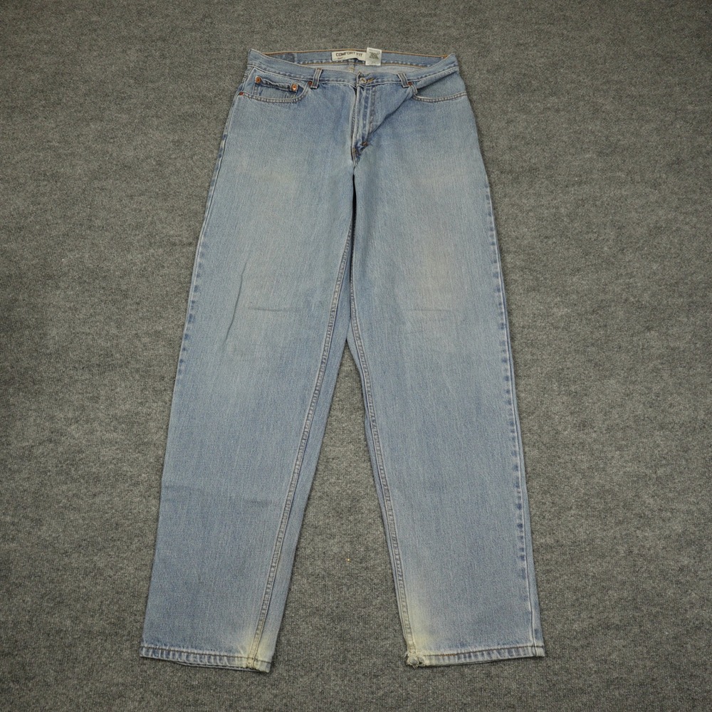 Vintage Levi's 560 Jeans Men 36x36 Blue Comfort Fit Tapered Light Wash Denim Y2K